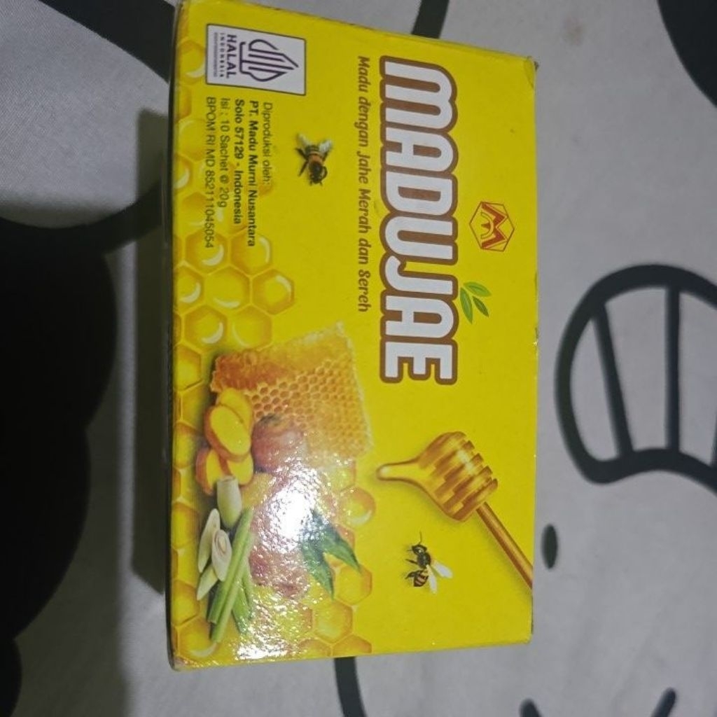 

Madu Nusantara Jae Merah sacet @ box/ isi 10 sacet 100% asli