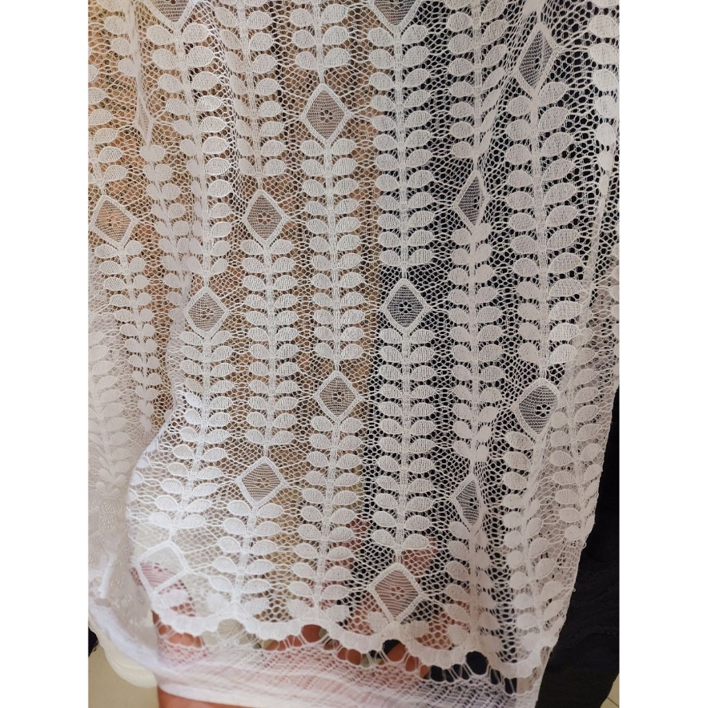 kain brokat katun premium  - kain brokat luxury  - kain brokat katun prada  - brokat katun ( BW )