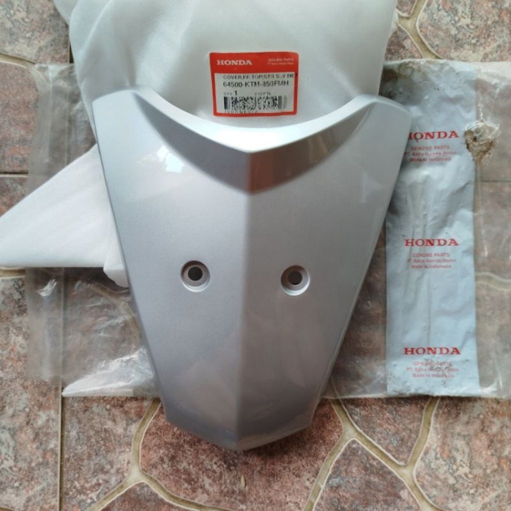 cover panel dasi depan supra x 125 batman warna silver