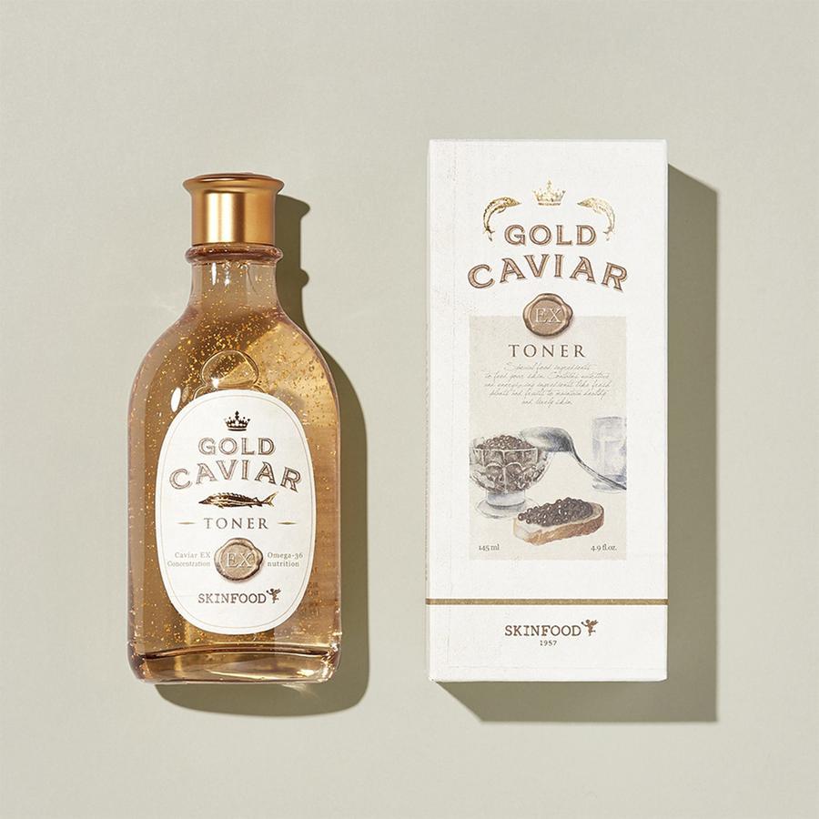 Gold Caviar Ex Toner SKINFOOD