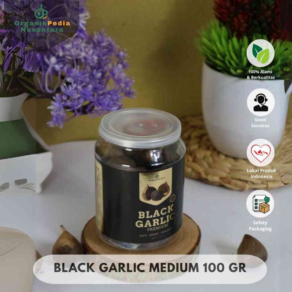 

Black Garlic Bawang Hitam Tunggal Premium Organikpedia Nusantara 100gr Ukuran Medium