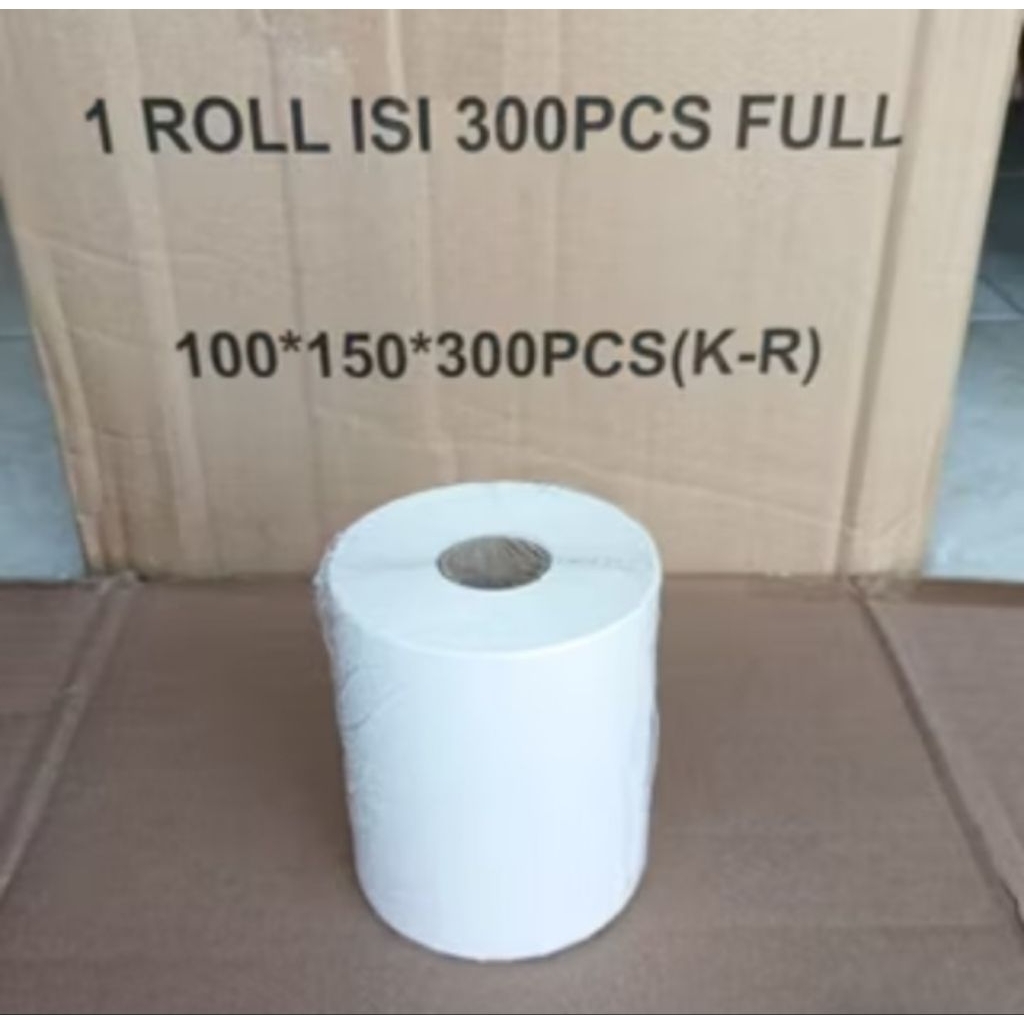 

KERTAS STICKER THERMAL 100x150 isi 300 pcs // KERTAS STICKER THERMAL LABEL BARCODE