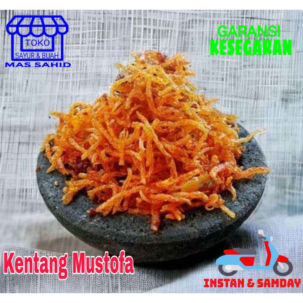 

Kentang Mustofa PEDAS MANIS GURIH Kemasan Toples