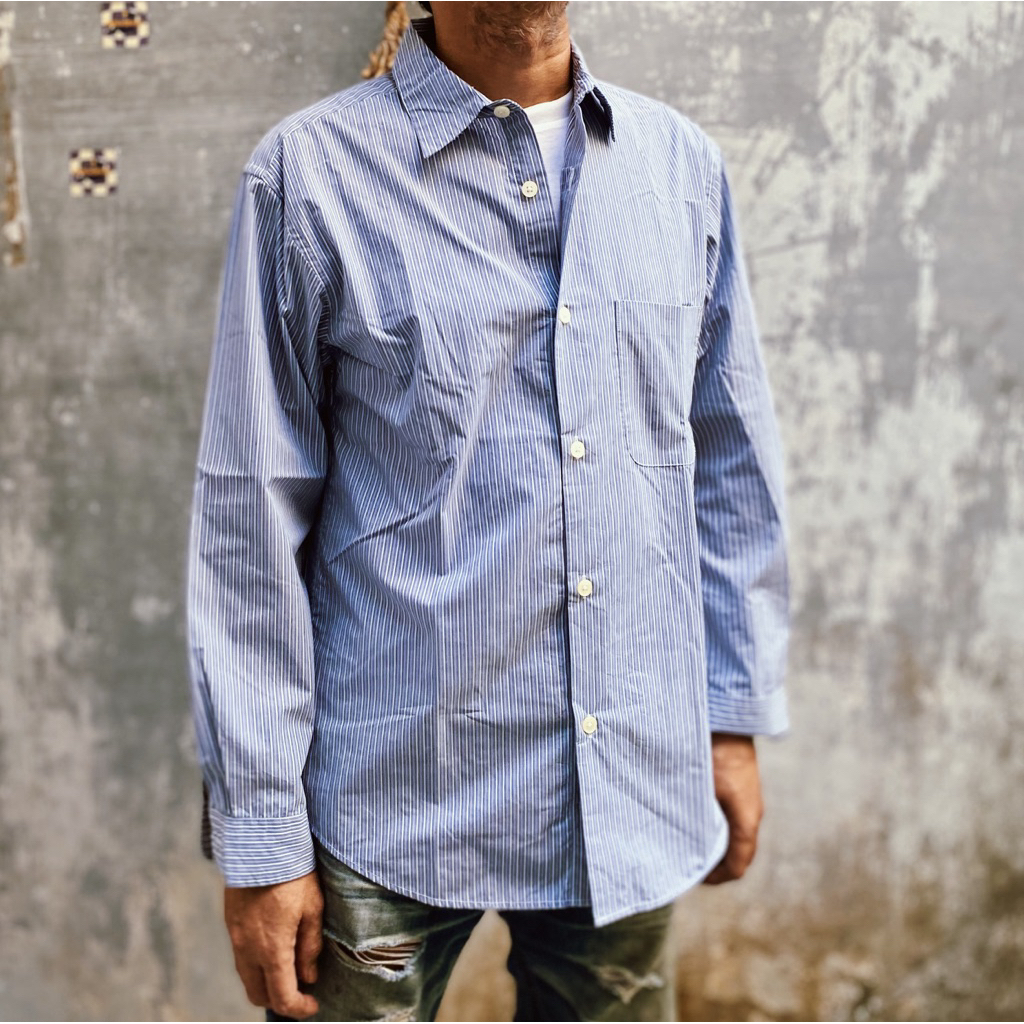 kemeja salur pria GU