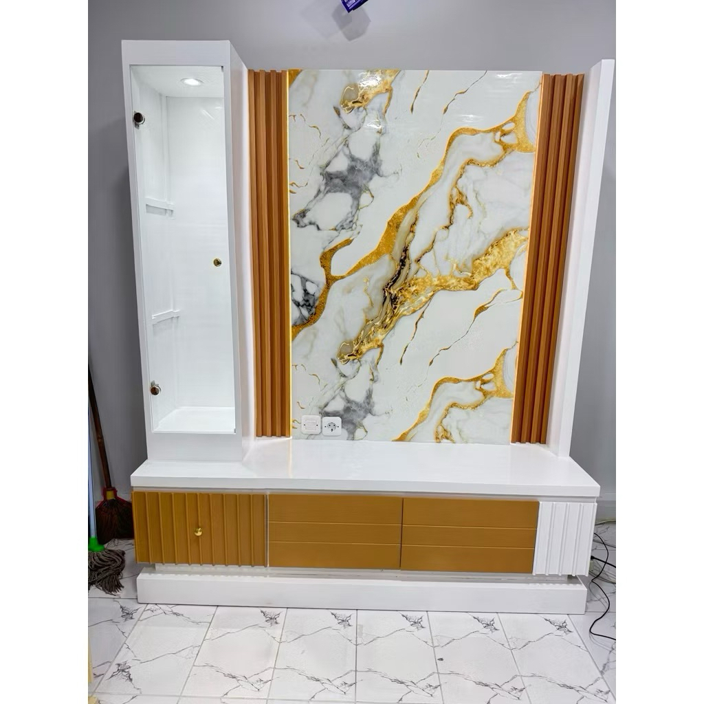 Backdrop TV Aestethic / Backdrop TV Mewah Minimalis