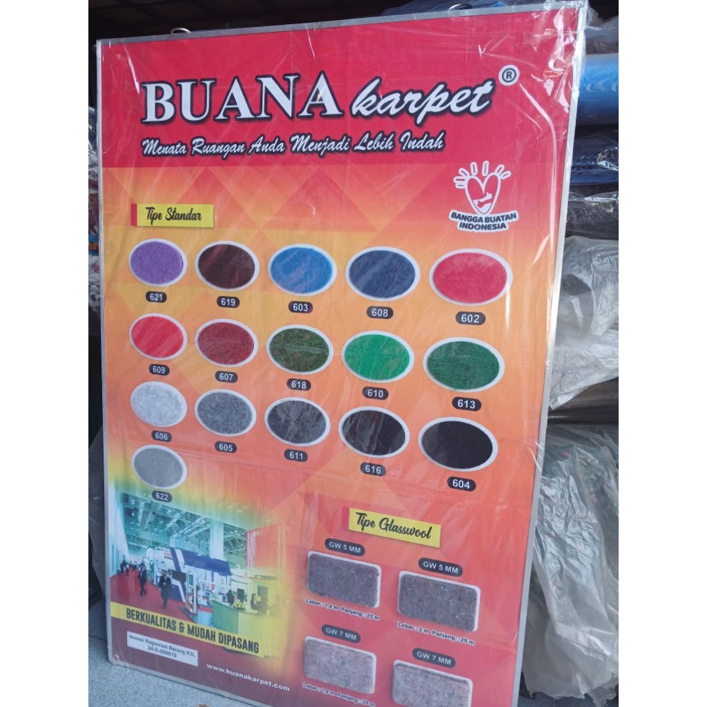 Karpet Bludru Buana 1 Roll 2x30m