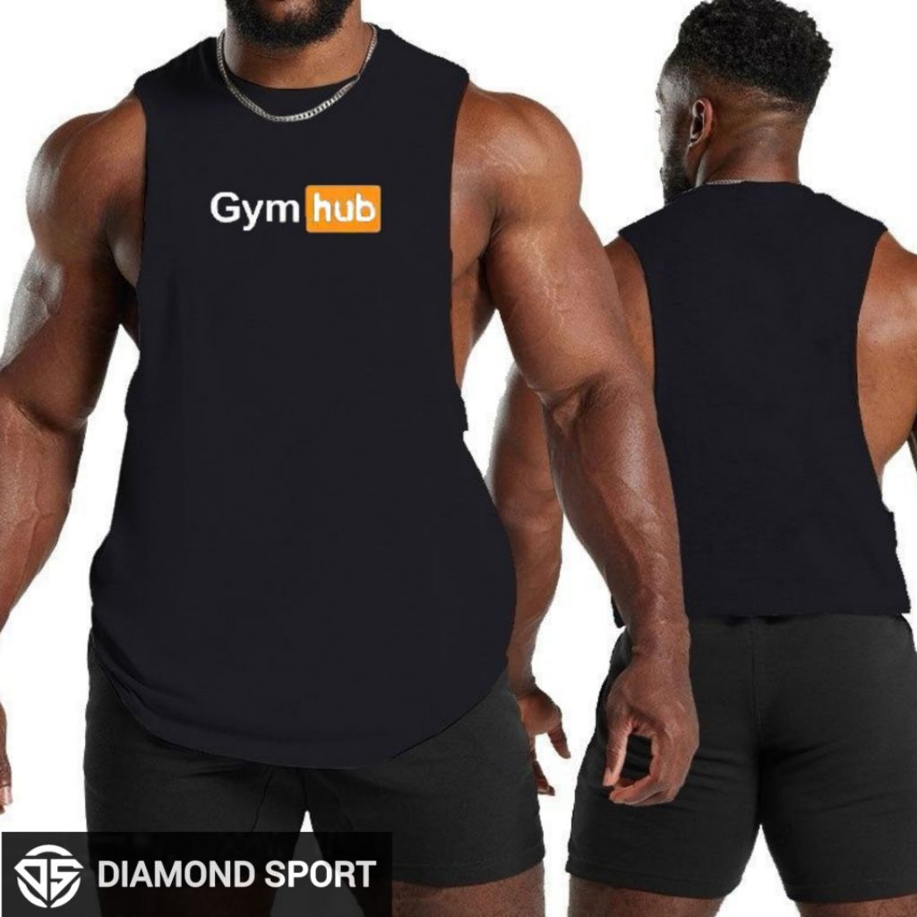 SINGLET OLAHRAGA PRIA SINGLET OLAHRAGA PRIA DRY FIT MUSCLE FIT SPANDEX SINGLET FITNESS PRIA GYM SING