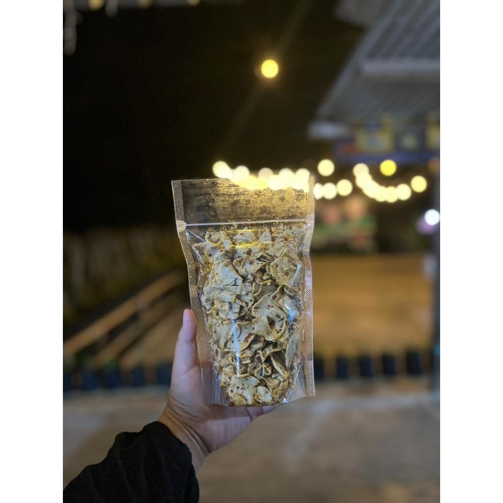 

Keripik Basreng Pedas Daun Jeruk