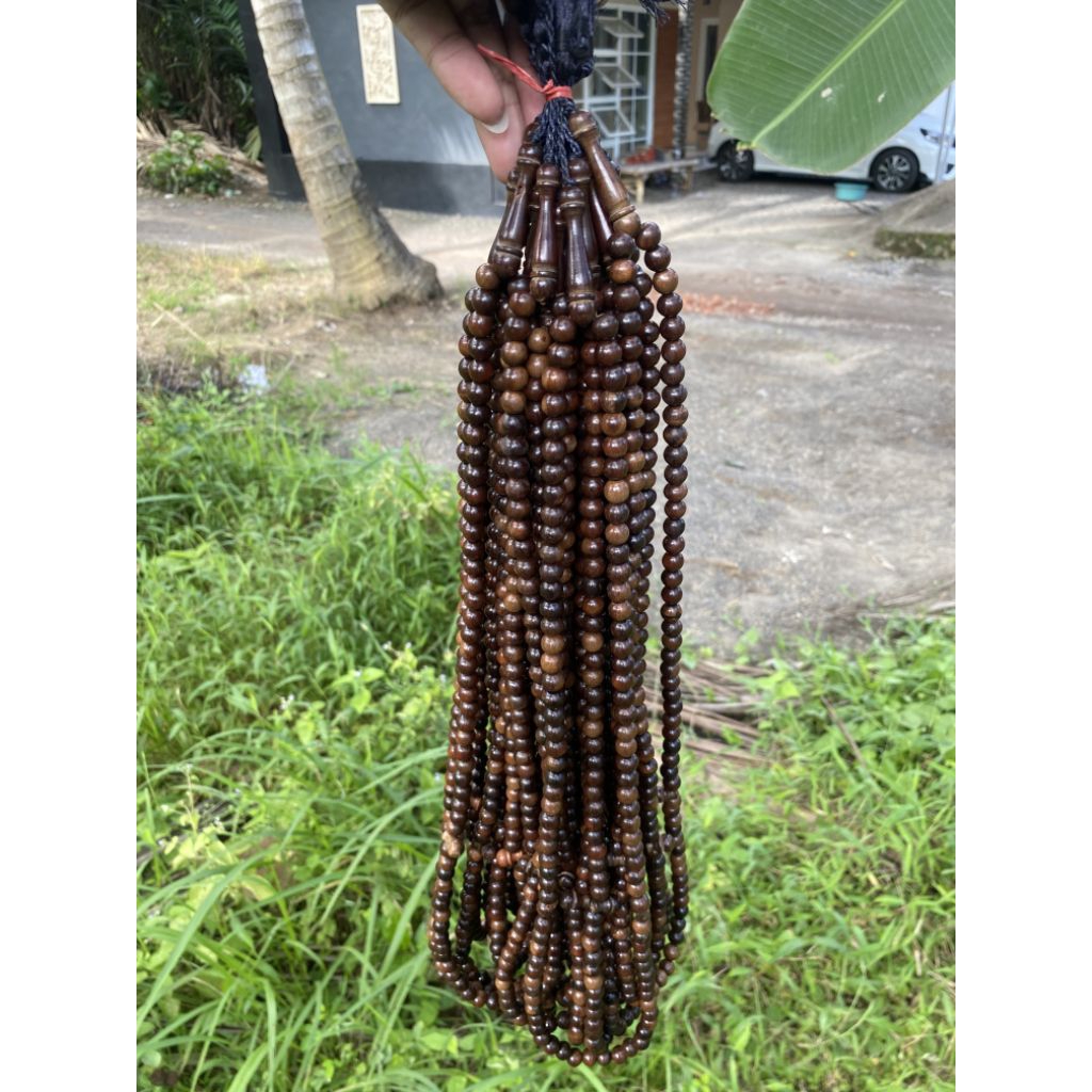 tasbih kayu stigi asli 8 MM 20 PCS tasbih stigi 1 kodi tasbih kayu stigi tenggelam air tasbih kayu s