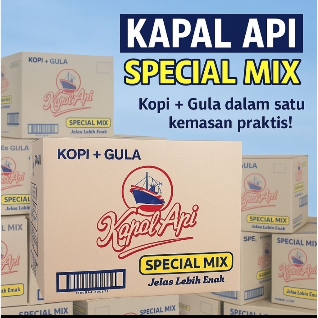 

Kapal Api Special Mix 1 karton isi 12 renceng