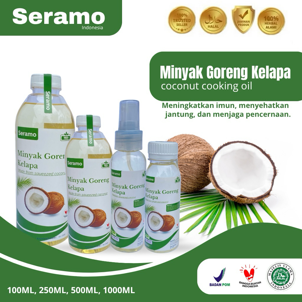 

Seramo Minyak Goreng Kelapa, Virgin Coconut Oil (VCO)