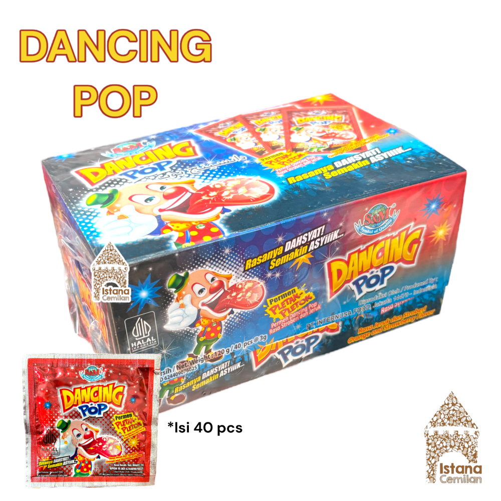 

Permen Dancing Pop Pletak Pletok Popping Candy PACK (isi 40 pcs)