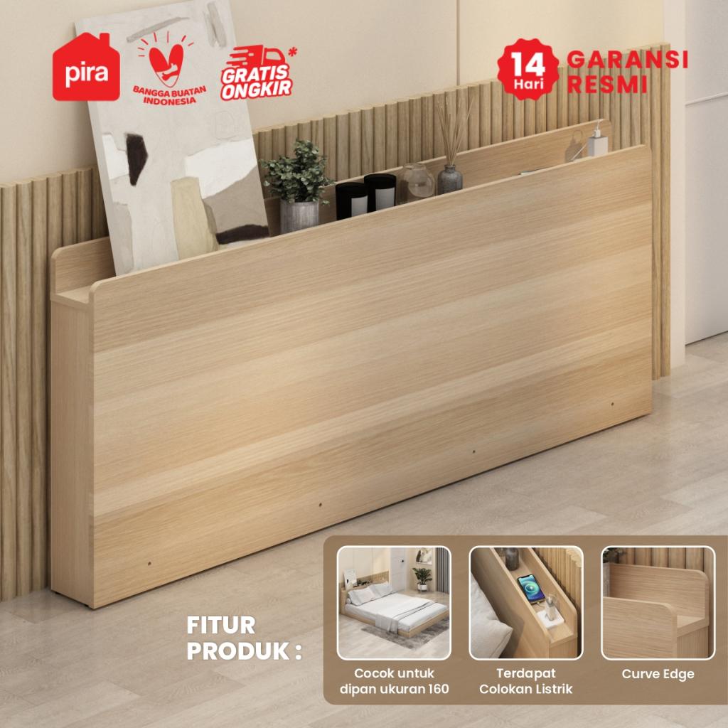 PIRA -  NIDO HB160 Headboard Kasur / Sandaran Kasur / Dipan / Dipan Tempat Tidur
