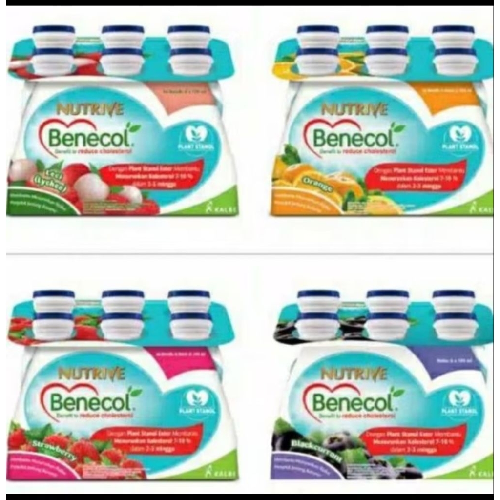 

hyk NUTRIVE BENECOL isi 6 x 100ml PENURUN KOLESTEROL ALAMI