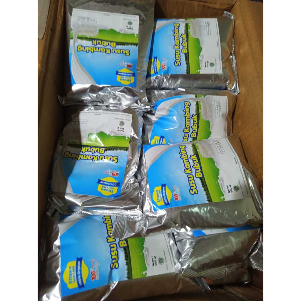 

Ettawa Goat's Milk | Susu Kambing Bubuk Multi Manfaat 500gr 100% Original