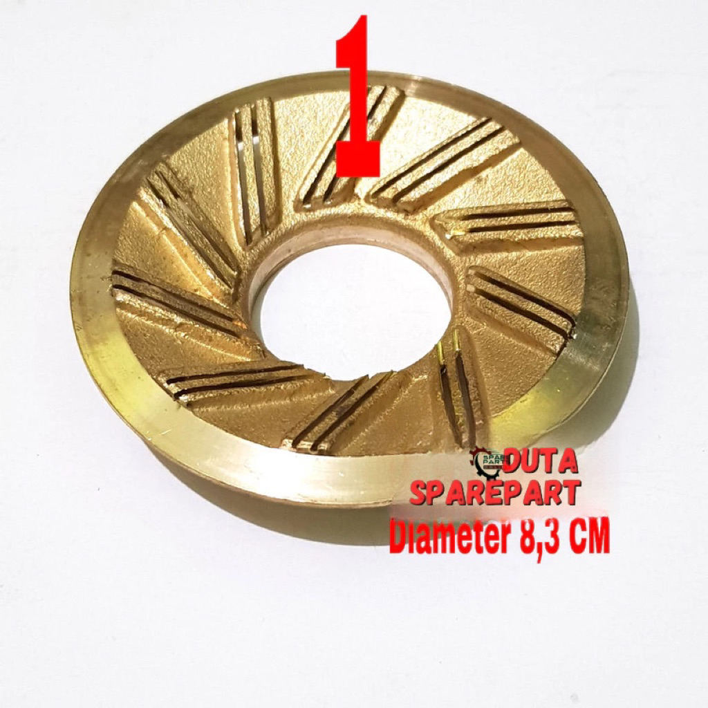 No. 01 Burner kompor model Xentro baru kecil kompor blue gas - Kuningan kompor gas