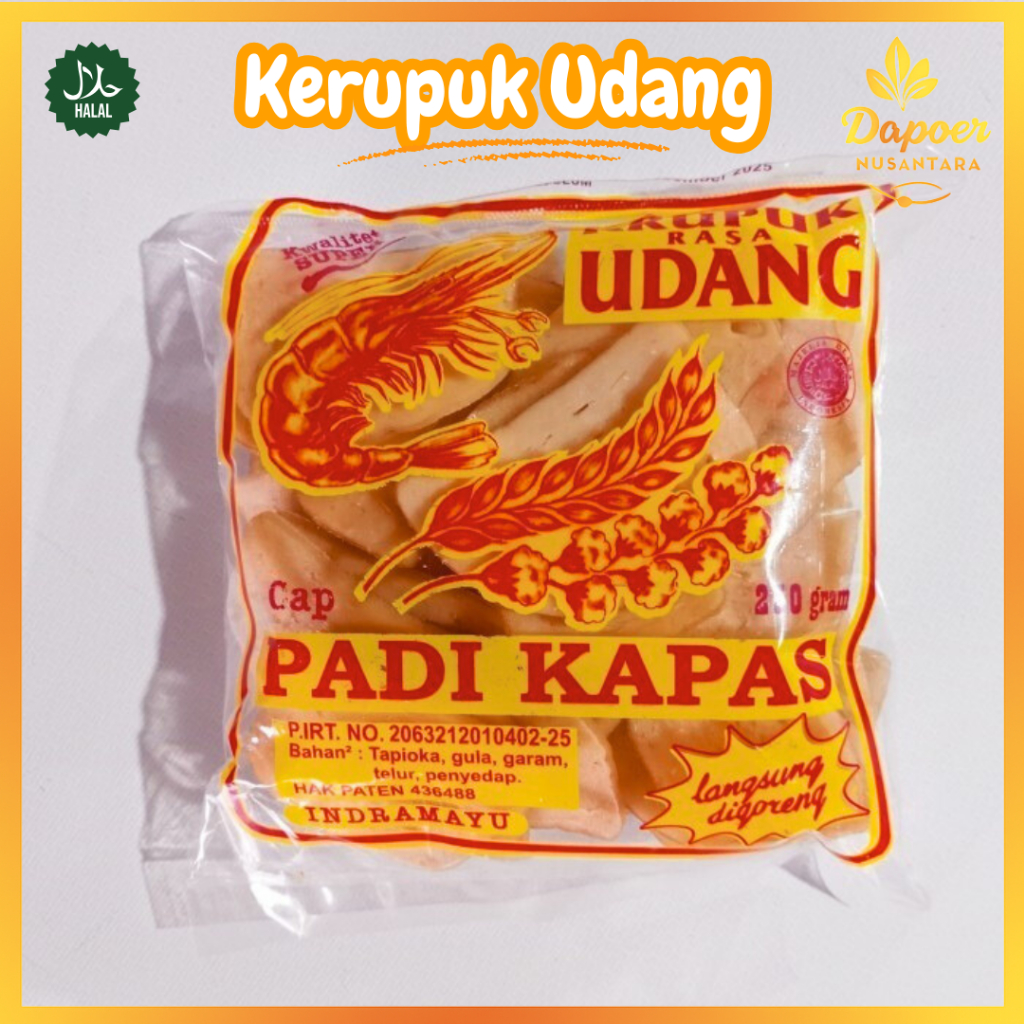 

Kerupuk Udang Cap Padi Kapas Krupuk Khas Indramayu Cirebon Asli