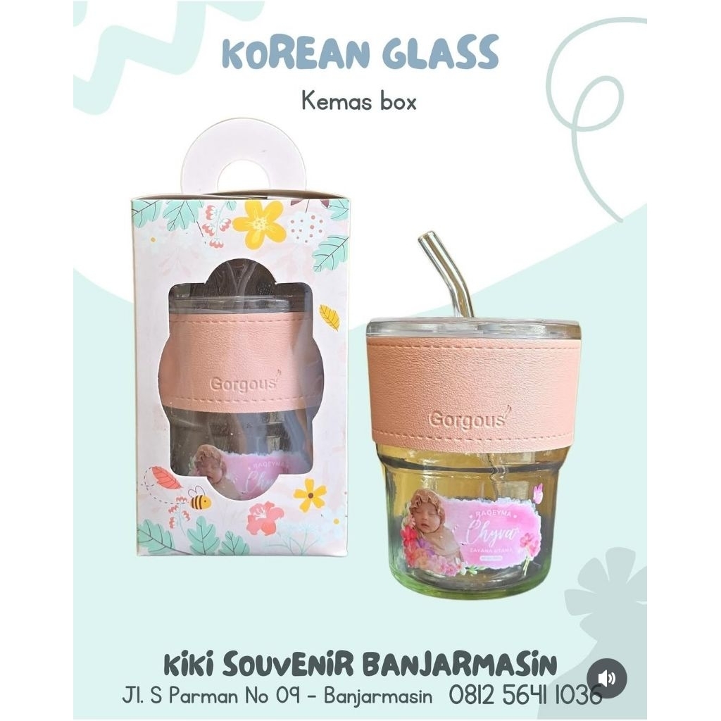 korean gorgeous tumbler custom wedding aqiqah ultan tahun