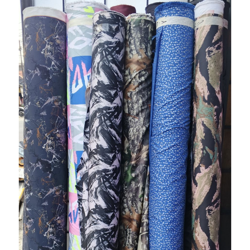 Mayer despo motif aftrak waterproof untuk jaket clna kain tebal