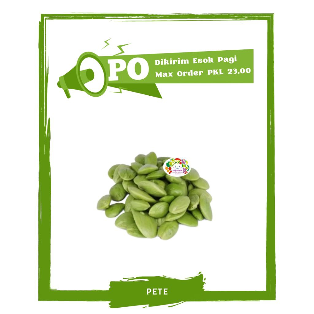 

Pete Kupas / Petai/ Sayur Sayuran Segar PO Mallahrizwa