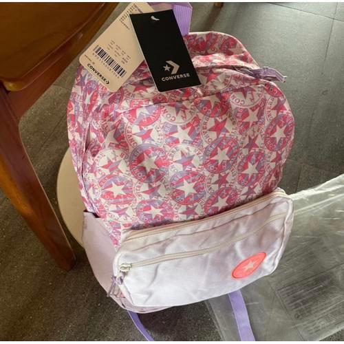 Tas Ransel Converse All Star Motif Original Pink Backpack