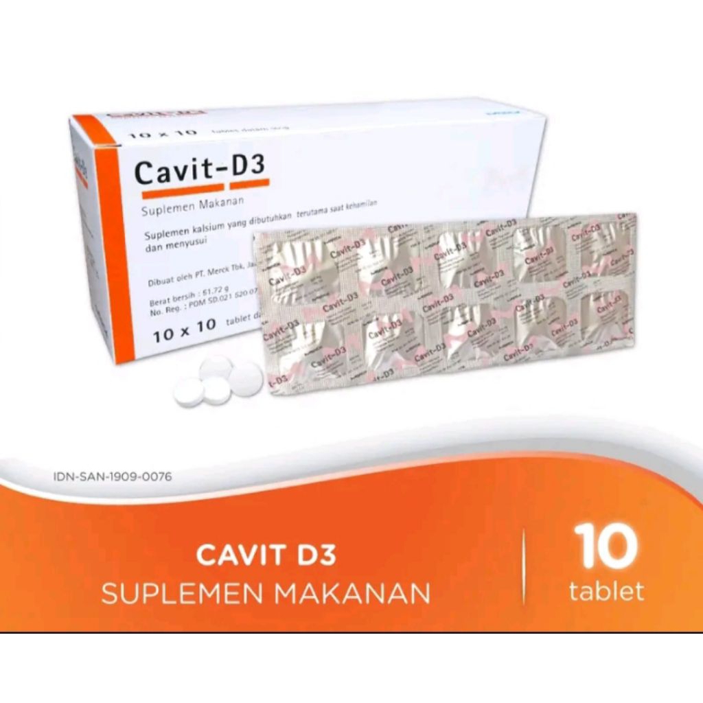 Cavit D3 Suplemen Kesehatan per strip 10tab