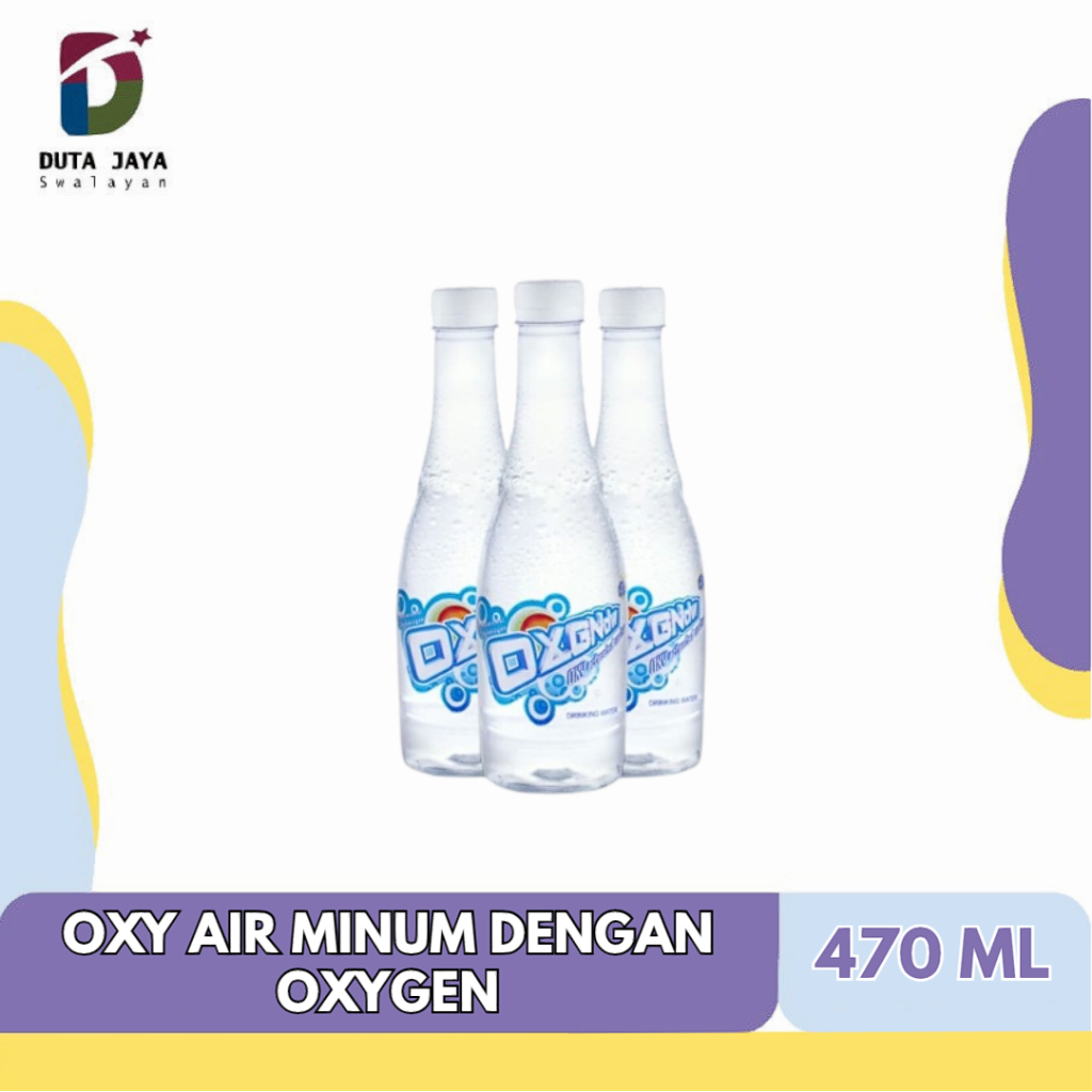 

Oxy Water Air Mineral Tinggi Oksigen Kemasan Botol 470ml