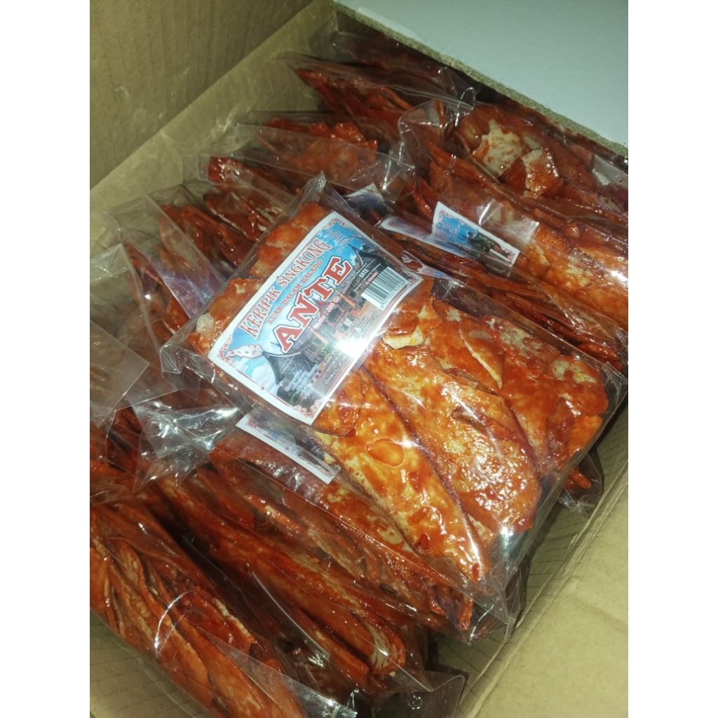 

PROMO 10pcs keripik singkong Ante 430gr gratis 1 pcs keripik singkong Ante 200 gr asli Khas Lampung