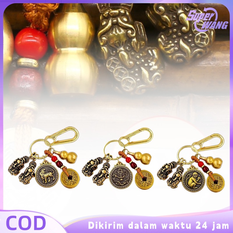 Gantungan Kunci Shio Gantungan Kunci Pixiu Gantungan Kunci Fengshui Gantungan Kunci Koin Feng Shui