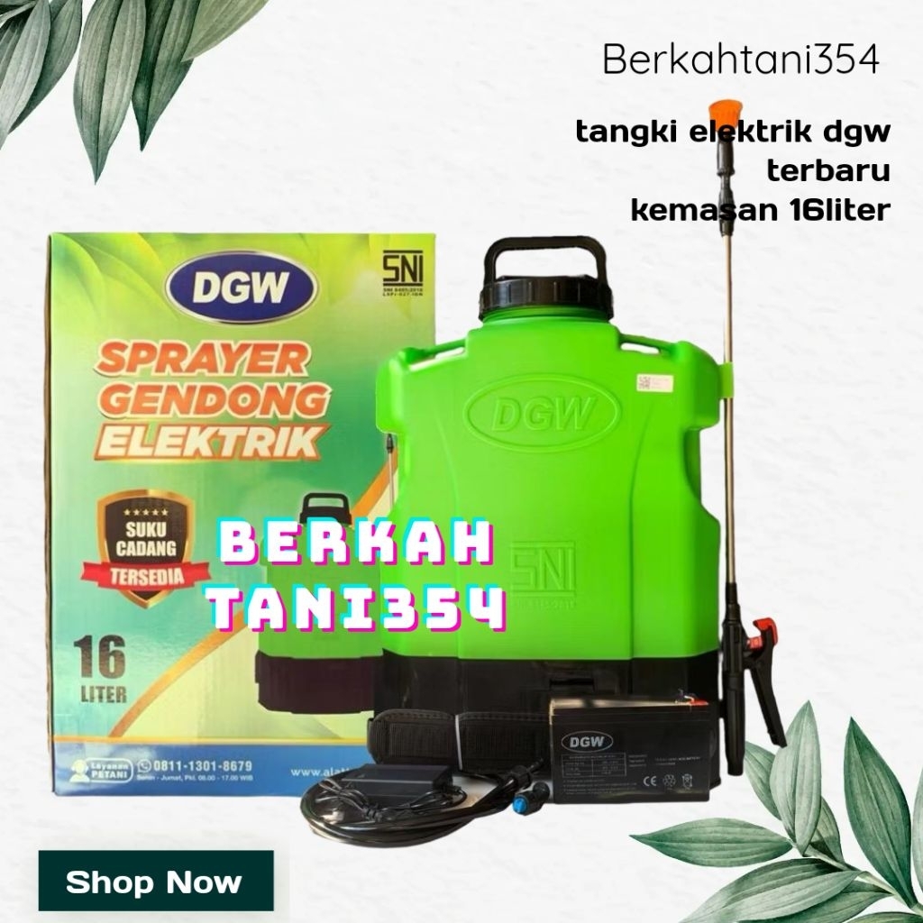 Tangki cas dgw hijau 16liter tangki cas ijo Tangki elektrik 16L dgw 16liter alat semprot hama tangki