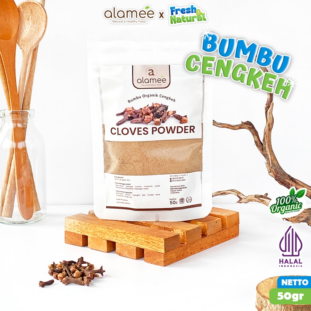 

ALAMEE Cengkeh Bubuk Clove Powder Ground Spice Murni Asli Bumbu Organik fresh and natural