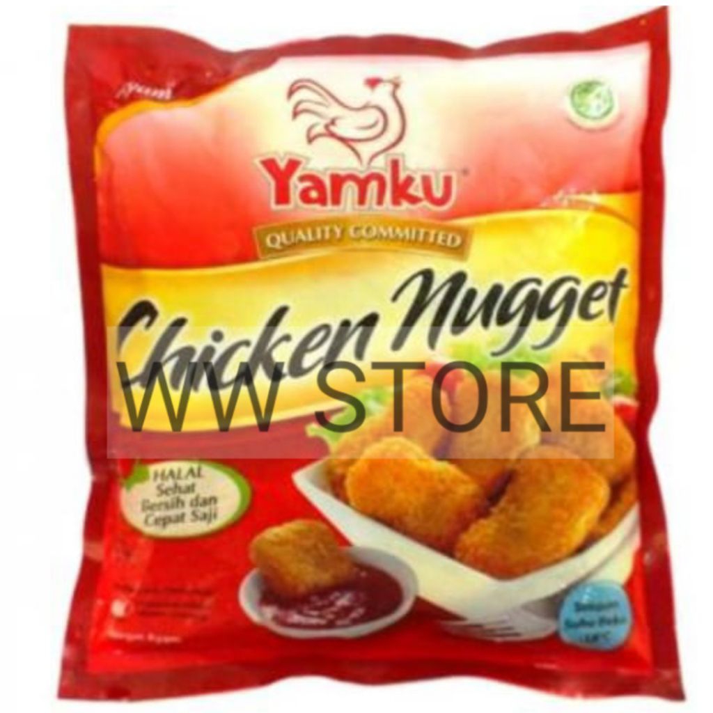 

Daging naget ayam stik halal MUI Yamku frozen Chicken Nugget Stick 500g