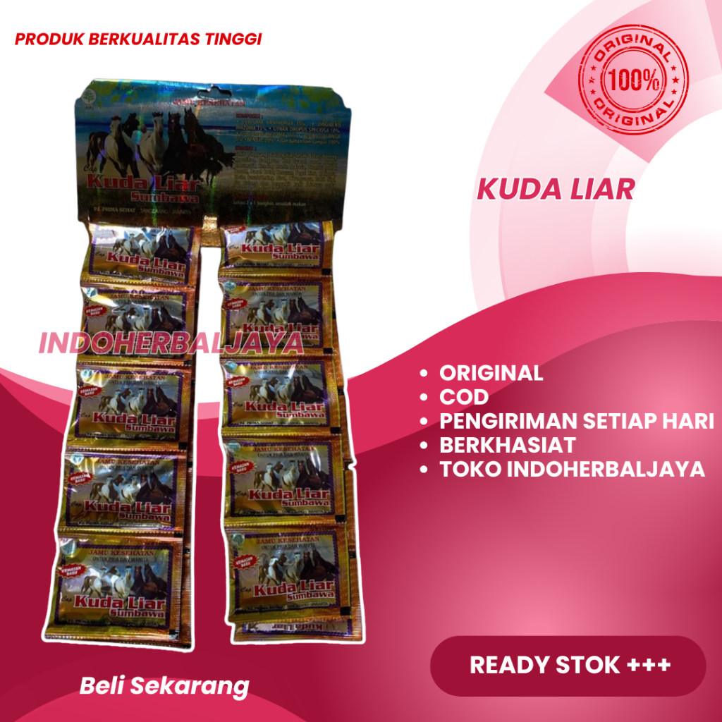 

Kuda Liar Sumbawa 1 Hanger Isi 20 Saset