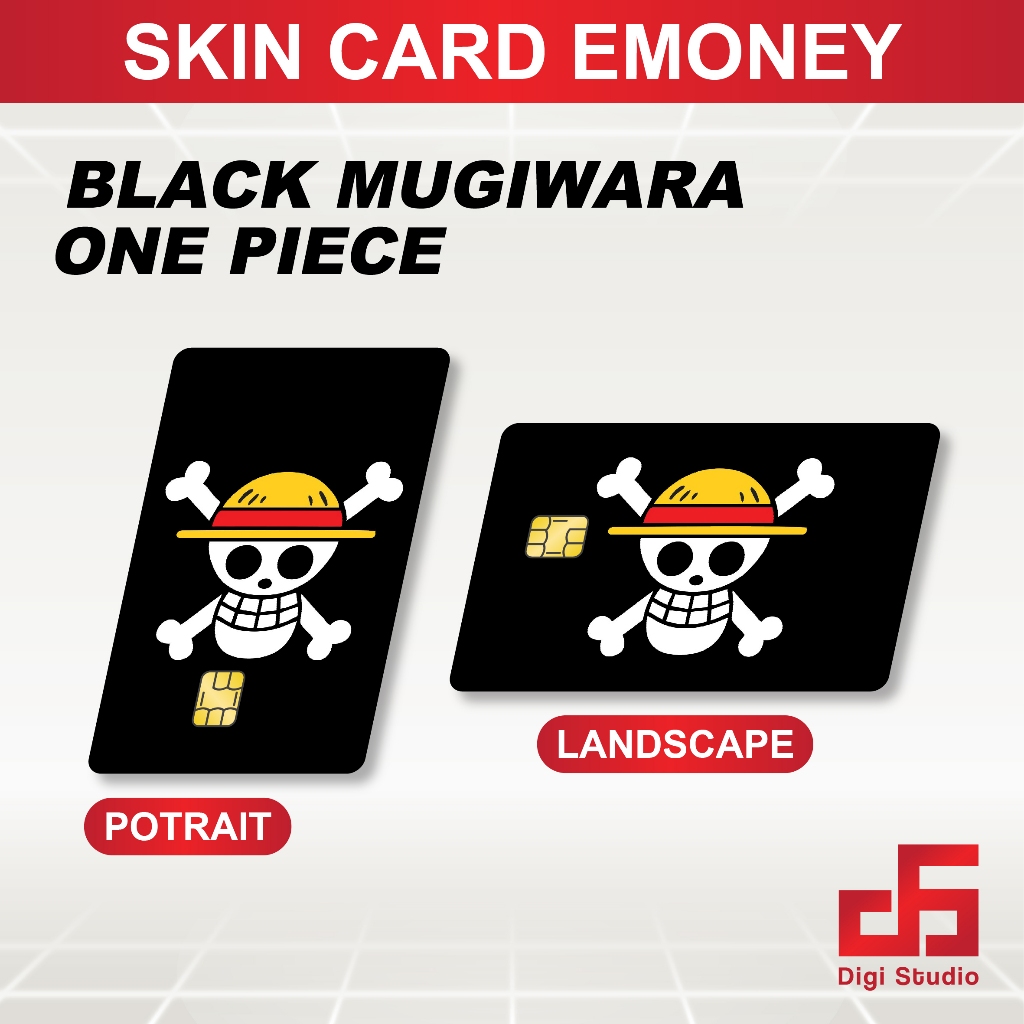 

Digi Studio - Skin Card Black Mugiwara One Piece - Emoney / Flazz / ATM / Credit Card