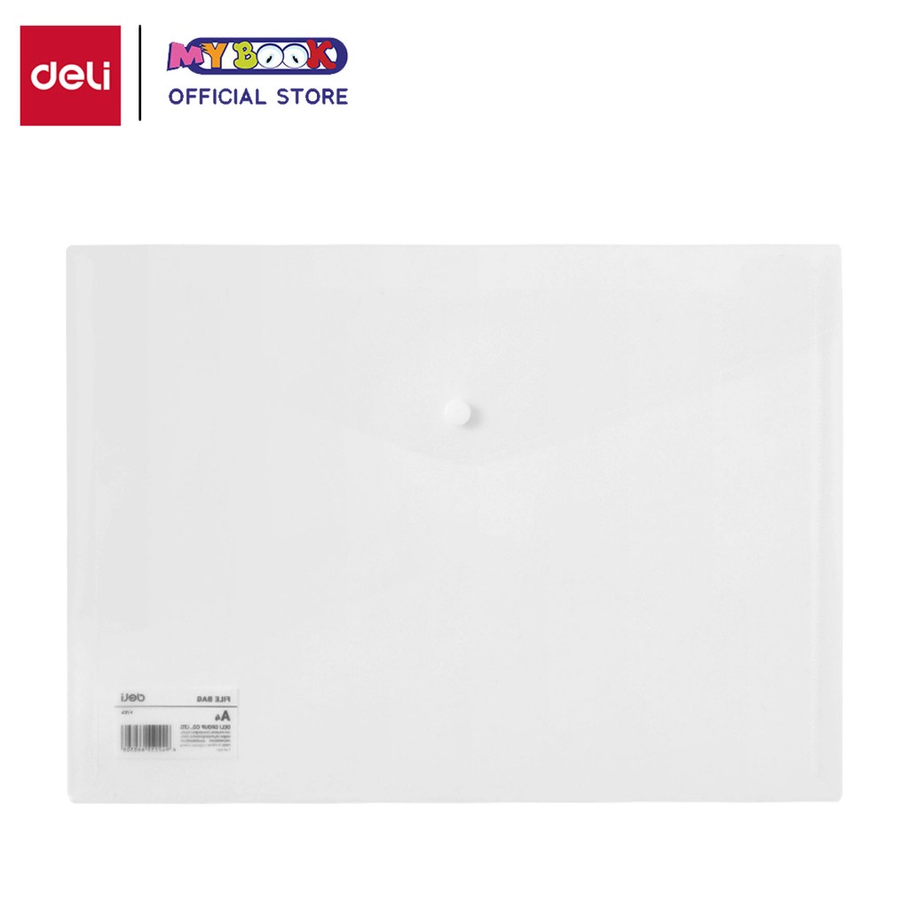 

Deli File Bag / Map Transparan Bahan PP Ukuran A4 Tahan Air EF705