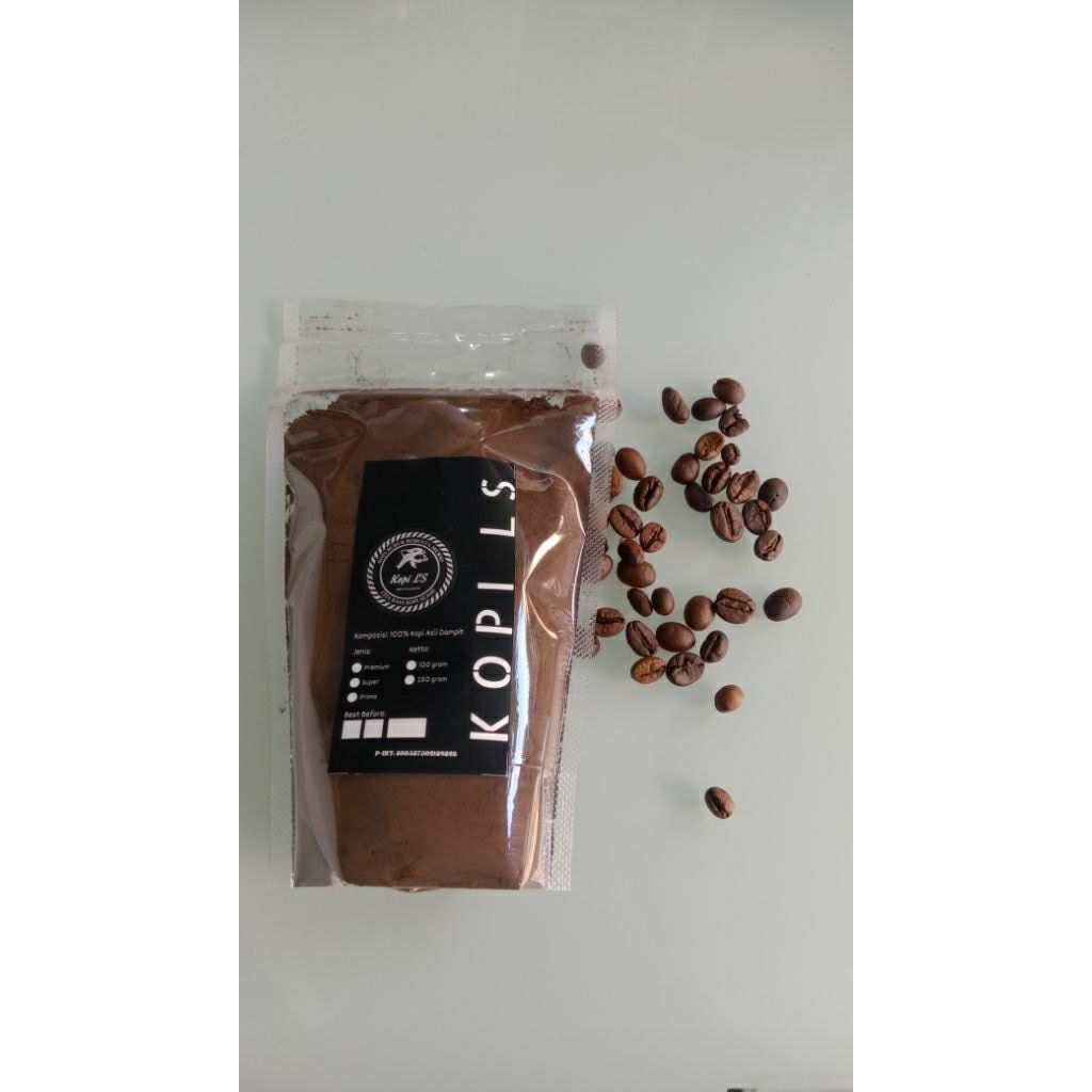 KOPI BUBUK HITAM PREMIUM ASLI DAMPIT