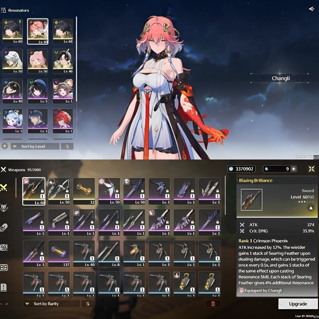 Akun wuthering waves server sea