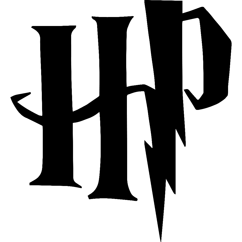 

HARRY POTTER TOPPER SET kacamata, logo HP, quidditch ball, segitiga