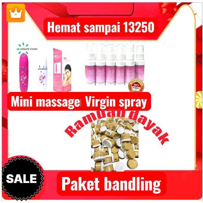 PROMO PAKET BANDLING MINI MASANGER/ VIRGIN SPRAY/RAMUAN DAYAK