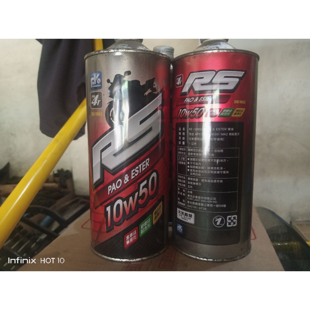 oli fk massimo RS 10w50 pao & ester