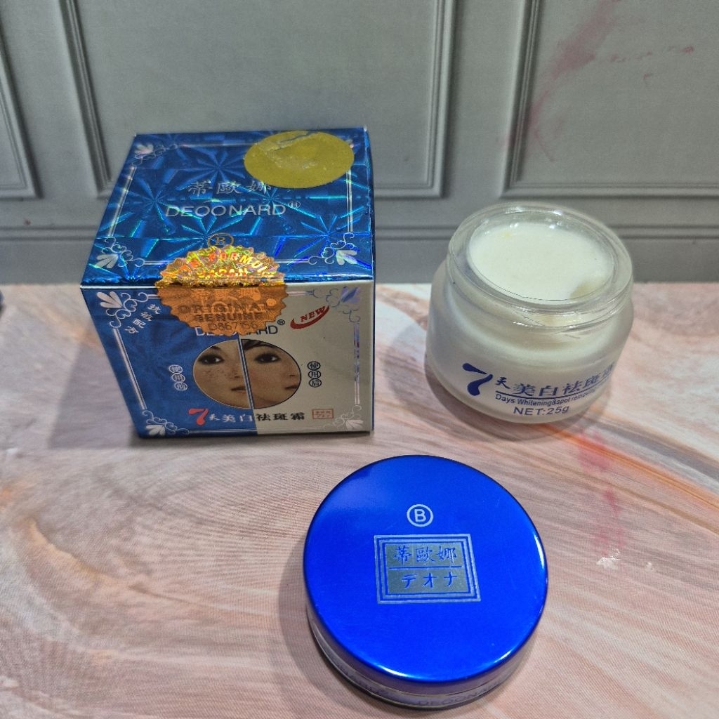 Deonard Biru / Deoonard Krim Siang Malam 25 Gram / Deoonard Set 2 in 1 Day Night 20 Gram