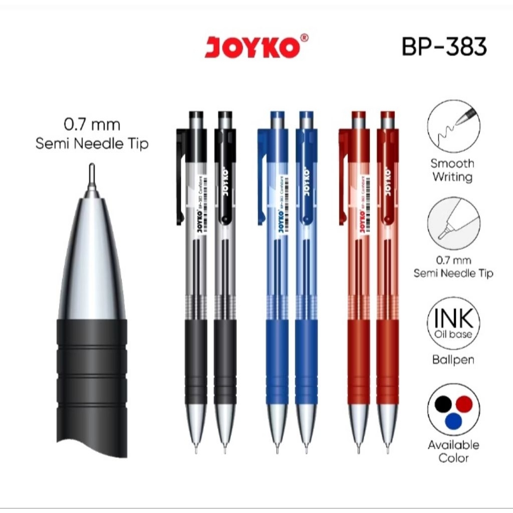 

Pulpen Joyko BP-383 0.7mm