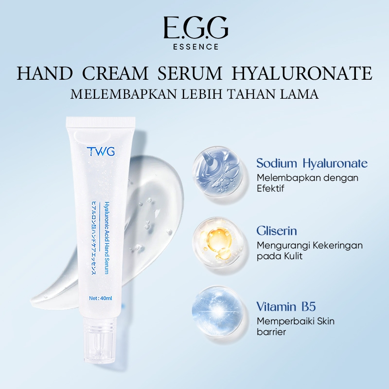 TWG Hyaluronic Acid Hand Essence Serum Tangan Pelembap Kulit Tangan -EEG