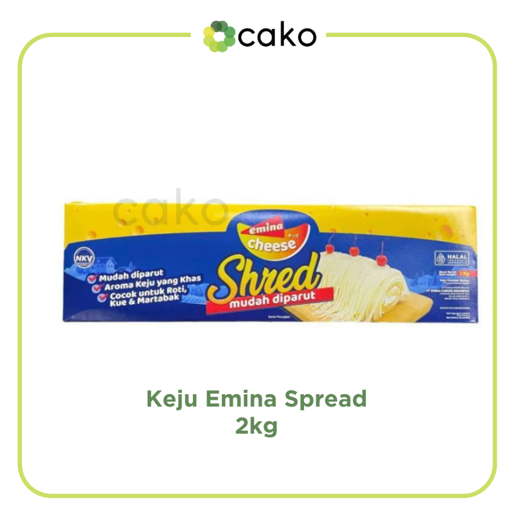 

Emina Shred Keju 2kg / Keju Parut