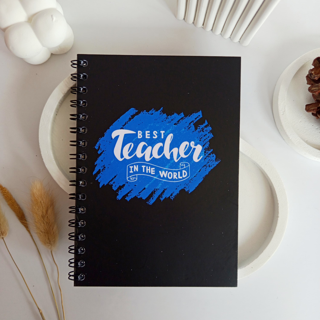 

Notebook A6 Journal (Best Teacher In The World) /Buku Diary Aesthetic /Buku Catatan Kecil/Notebook