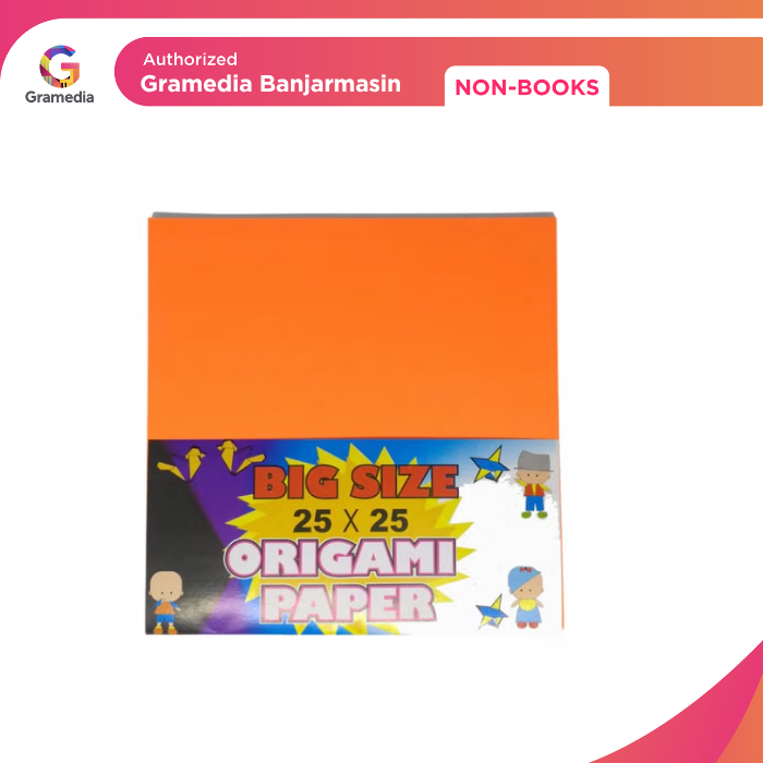 

Gramedia Banjarmasin - Origami Paper Asturo Bigsize 25 X 25CM 50 Sheets