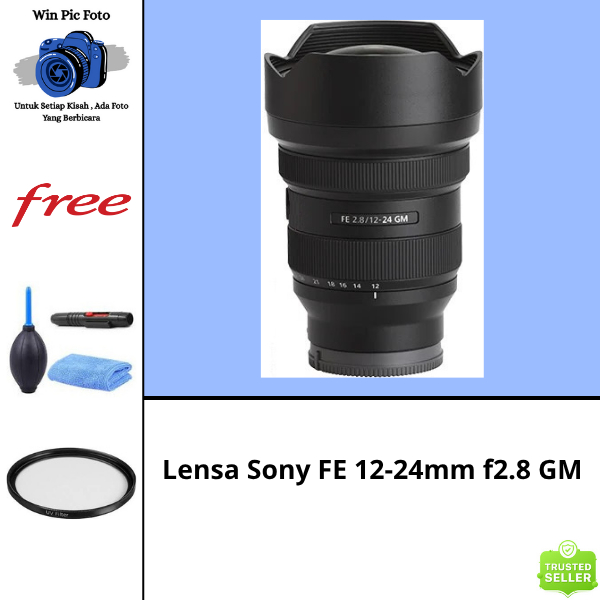 Lensa Sony FE 12-24mm f2.8 GM / Lensa Kamera Sony / Lensa Camera Sony / Lens Kamera Sony / Lens Came