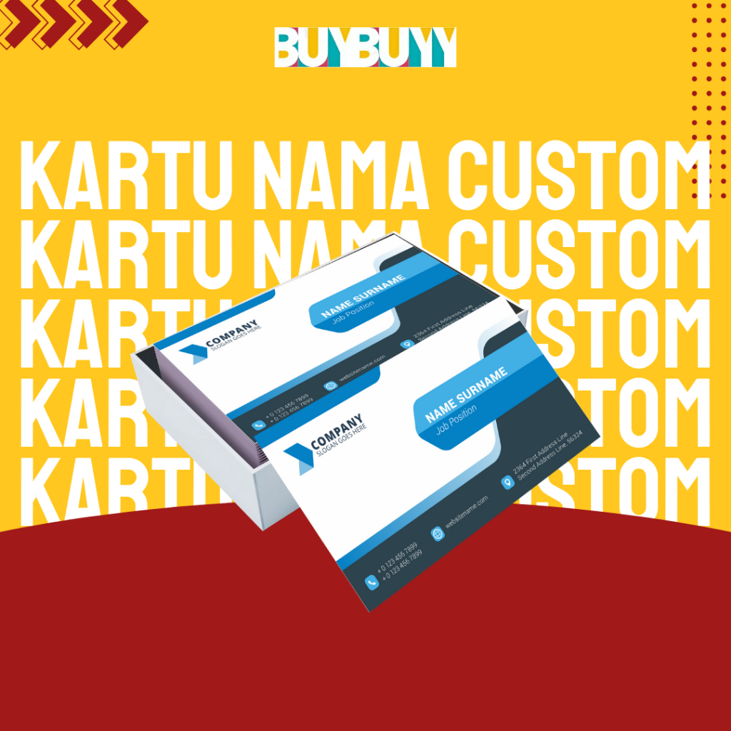 

KARTU NAMA CETAK CUSTOM FREE DESIGN 2 SISI PREMIUM