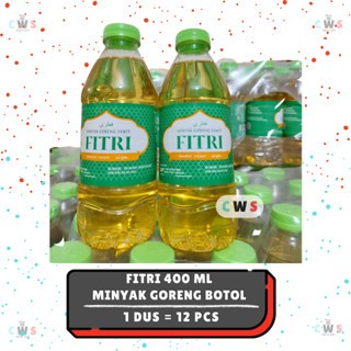 

FITRI 400 ML Minyak Goreng Sawit Hemat Berkualitas HALAL Kemasan Botol - 1 Dus / 12 Pcs