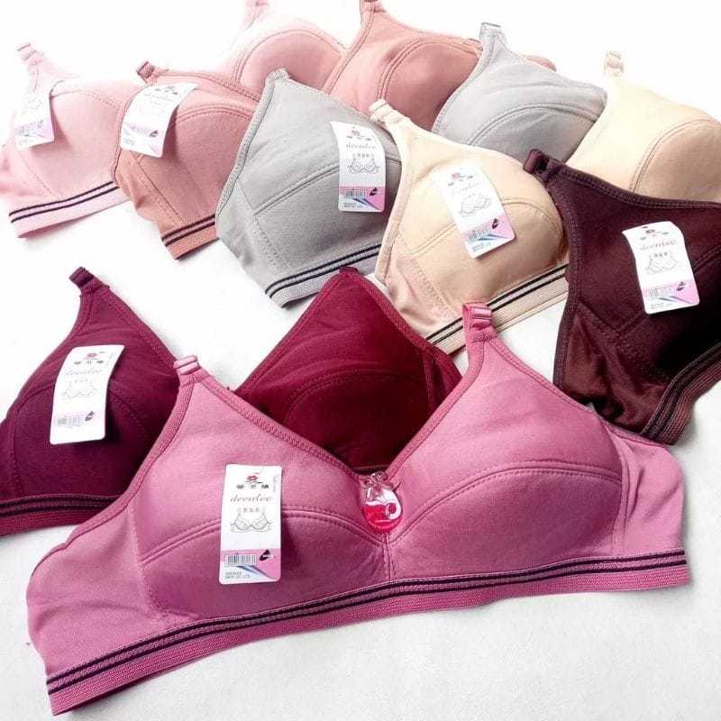 BH Bra Sport Wanita Perempuan Dewasa Tanpa Kawat dan Busa Tipis Ukuran 34 36 38 40 42